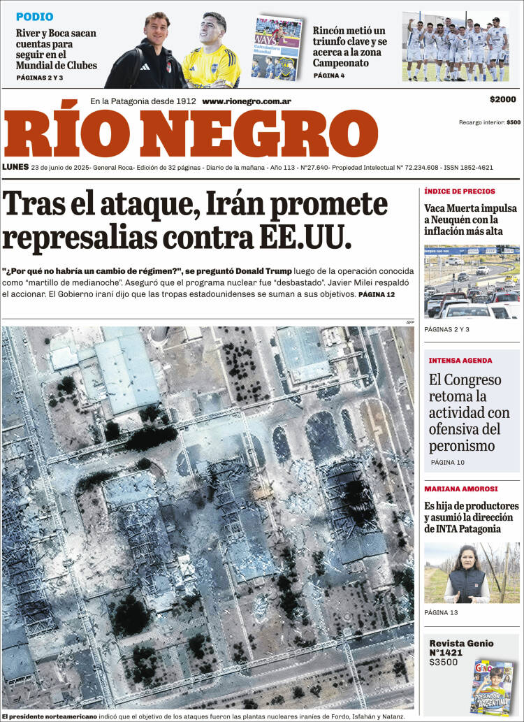 Portada de Rio Negro (Argentina)