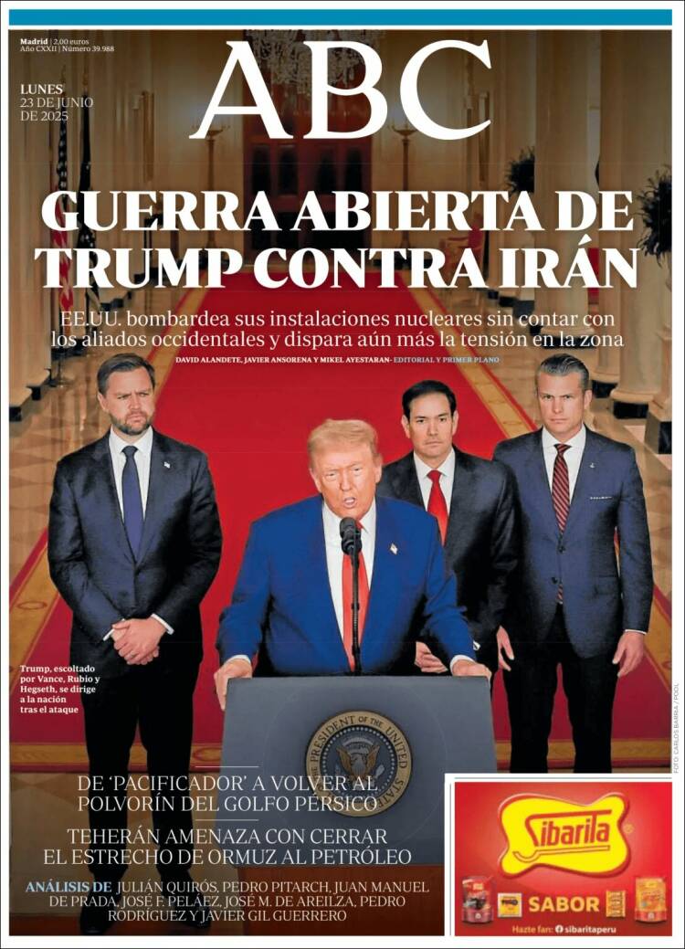 Portada de ABC (España)