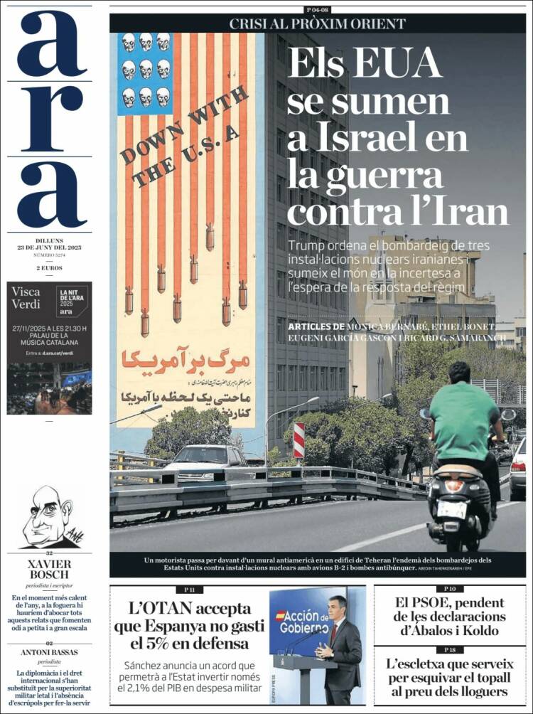 Portada de Ara (Spain)