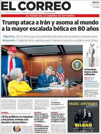 Portada de El Correo (Spain)