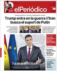 Portada de El Periódico de Catalunya (Spain)