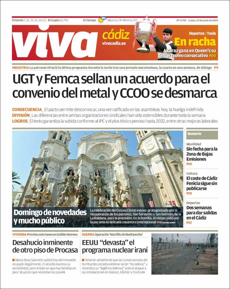 Portada de Información - Cadiz (España)