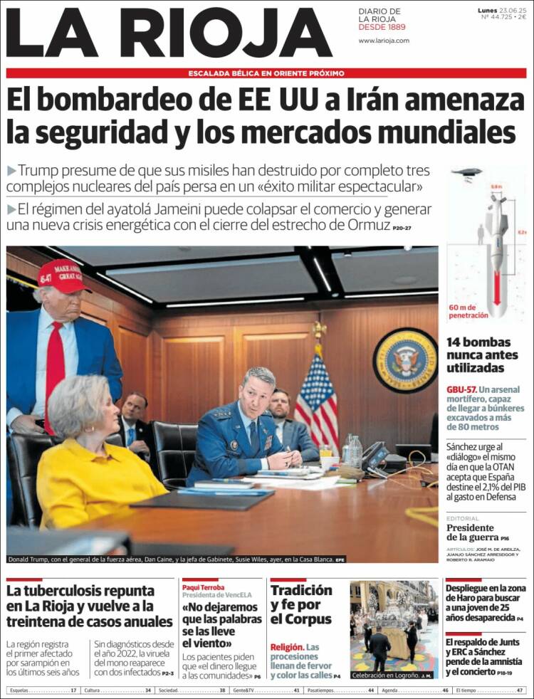 Portada de La Rioja (España)