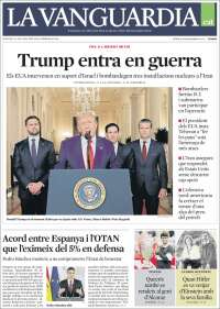 Portada de La Vanguardia (Spain)
