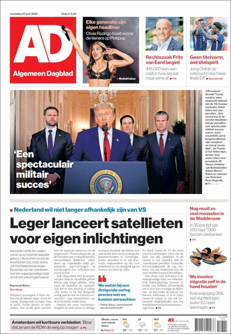 Portada de AD (Países Bajos)