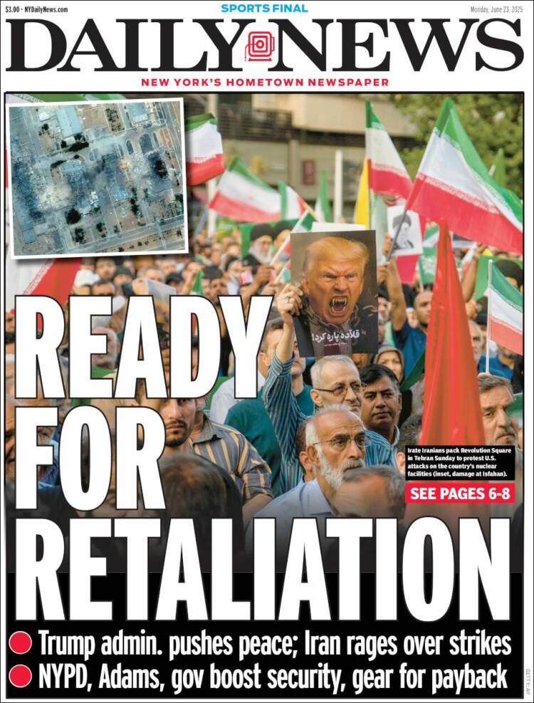 Portada de Daily News - New York (USA)