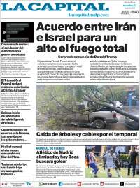 Portada de Diario La Capital - Mar del Plata (Argentina)