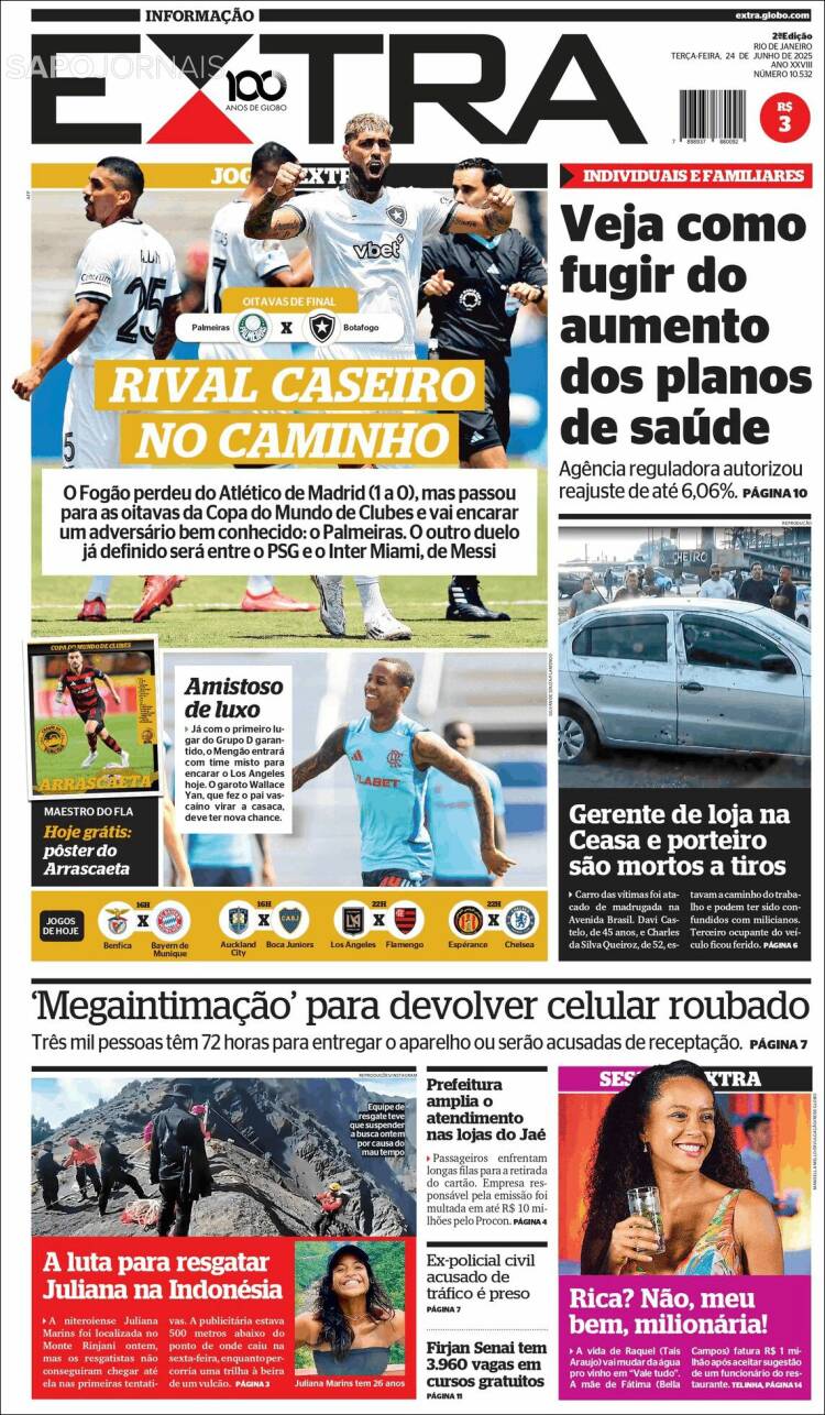 Portada de Extra (Brasil)
