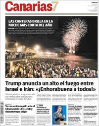 Portada de Canarias 7 (Spain)