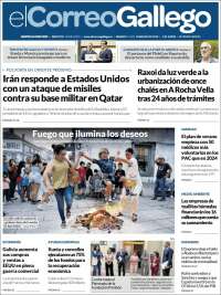Portada de El Correo Gallego (Spain)