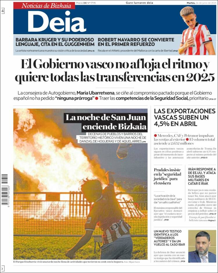 Portada de Deia (España)