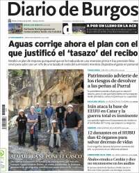 Portada de Diario de Burgos (España)