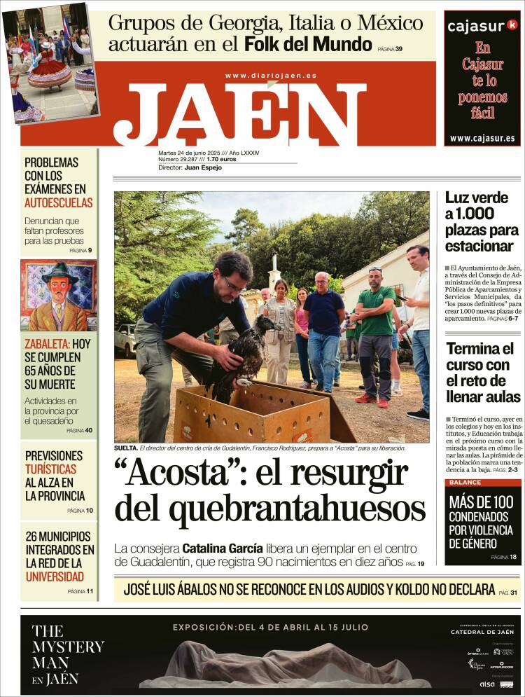 Portada de Diario Jaén (España)