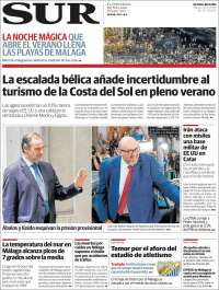 Portada de Diario el Sur (Spain)