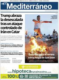 Portada de El Periódico Mediterraneo (Spain)