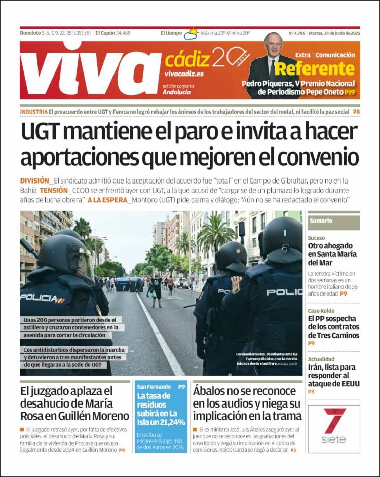 Portada de Información - Cadiz (Spain)