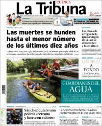 Portada de La Tribuna de Cuenca (Spain)