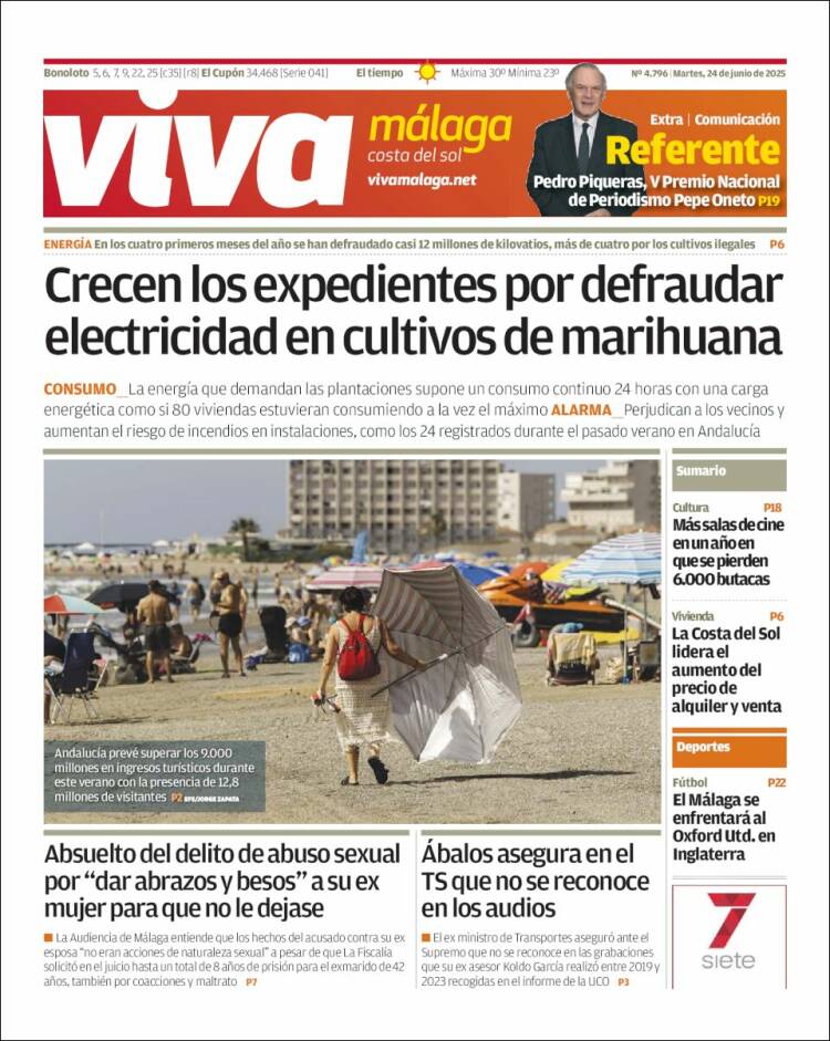 Portada de Viva Málaga (Spain)