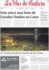 Portada de La Voz de Galicia (Spain)