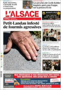Portada de Journal L'Alsace (France)