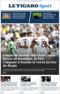Portada de Le Figaro Sport (Francia)