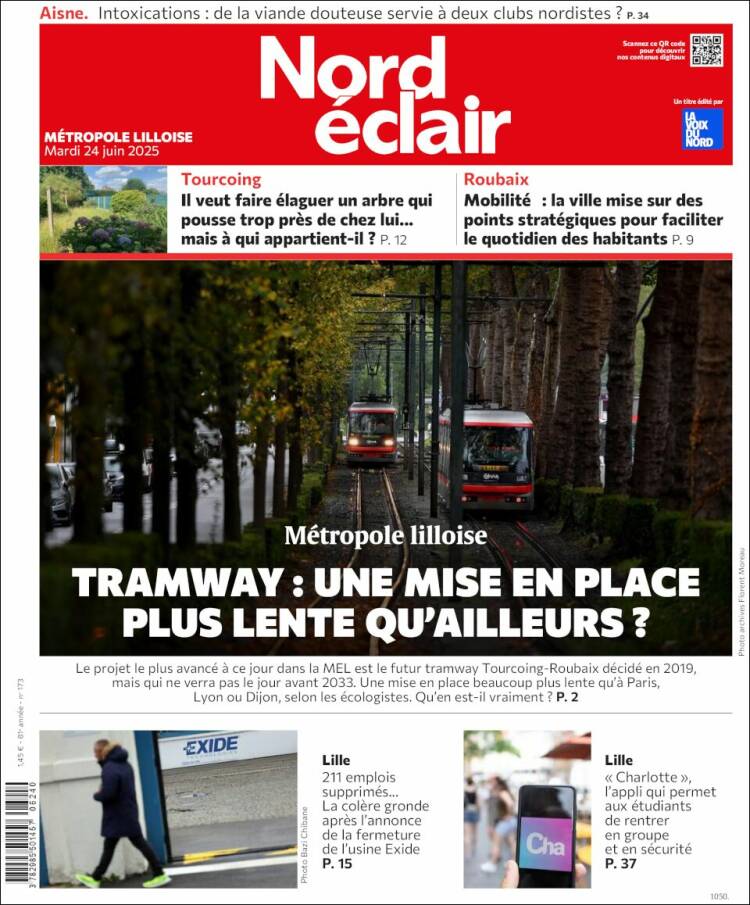 Portada de Nord Éclair (Francia)