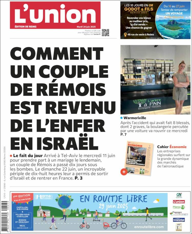 Portada de L'Union (Francia)