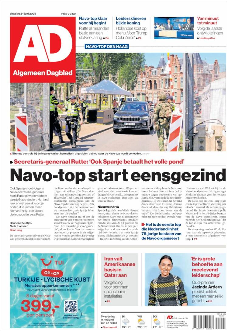 Portada de AD (Países Bajos)