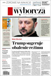 Portada de Gazeta Wyborcza (Polonia)
