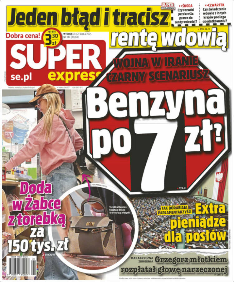 Portada de Super Express (Polonia)