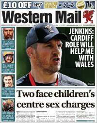 Portada de Western Mail (Reino Unido)