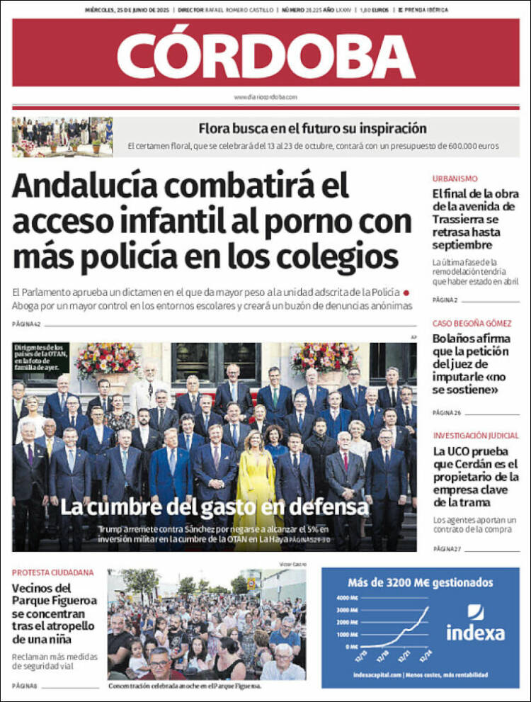 Portada de Diario de Córdoba (España)
