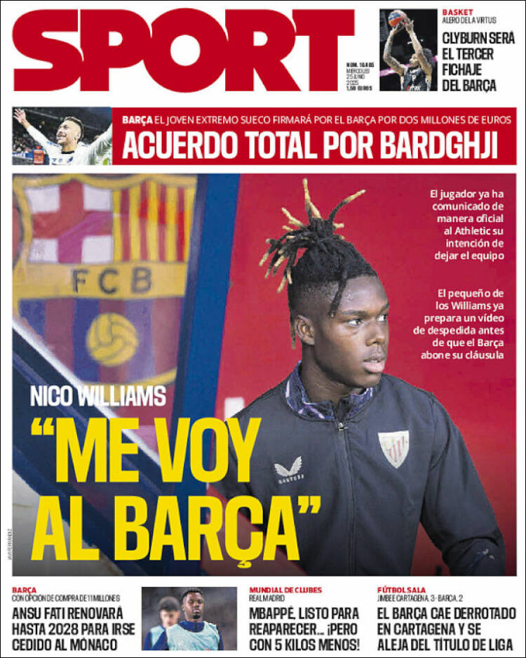 Portada de Sport (España)