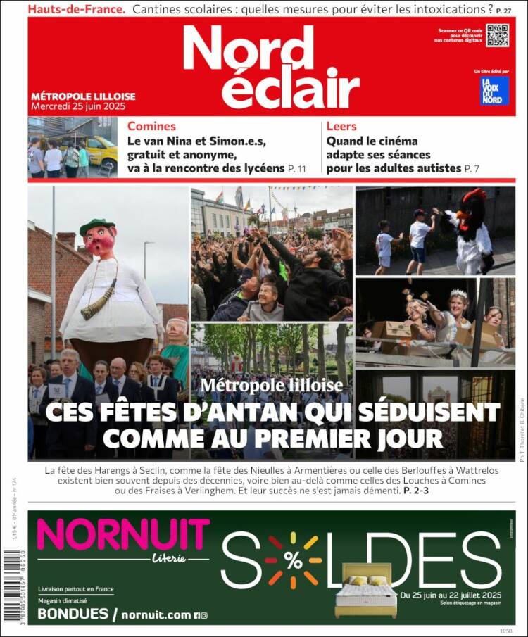 Portada de Nord Éclair (Francia)