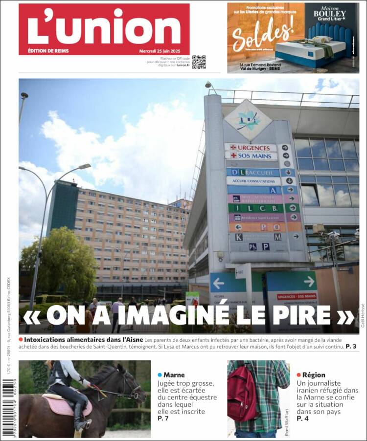 Portada de L'Union (Francia)