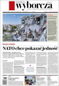 Portada de Gazeta Wyborcza (Polonia)