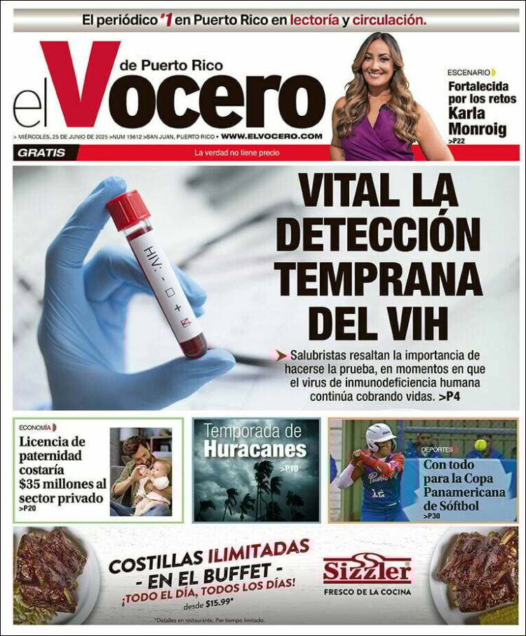 Portada de Vocero (Puerto Rico)