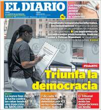 Portada de El Diario NY (USA)
