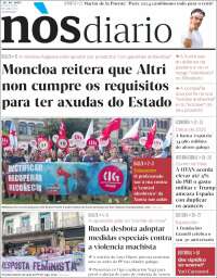 Portada de Nòs Diario (España)