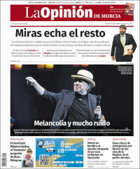 Portada de La Opinión de Murcia (España)
