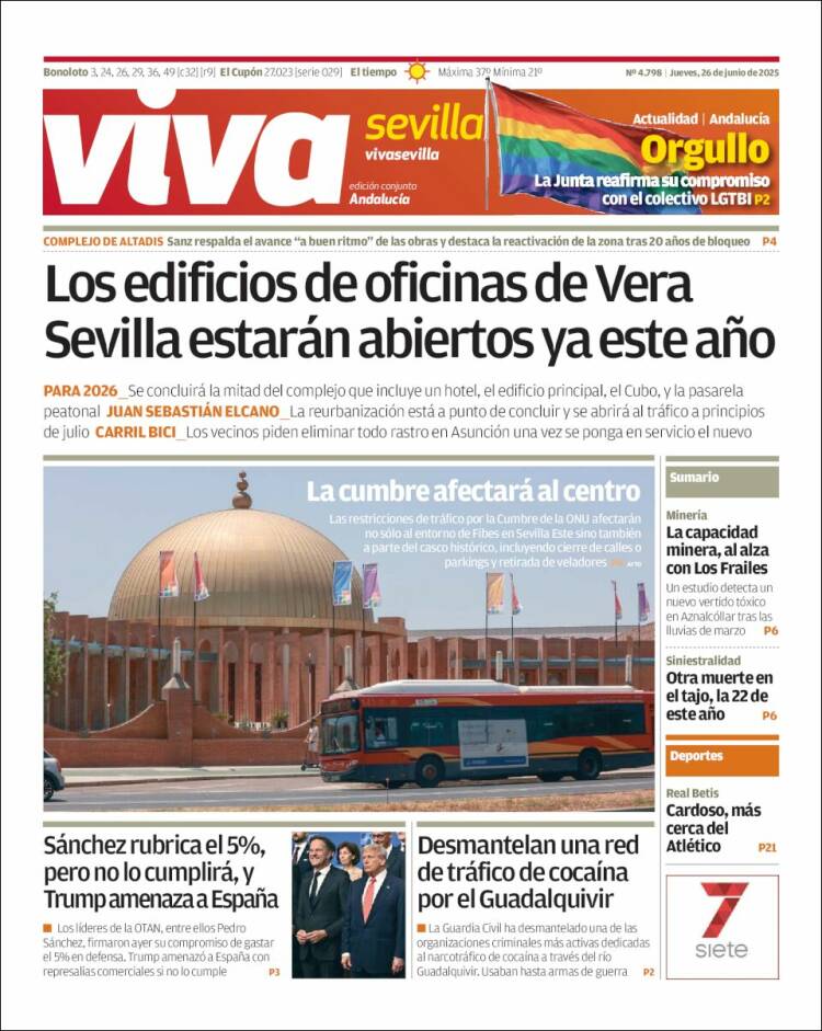 Portada de Viva Sevilla (España)
