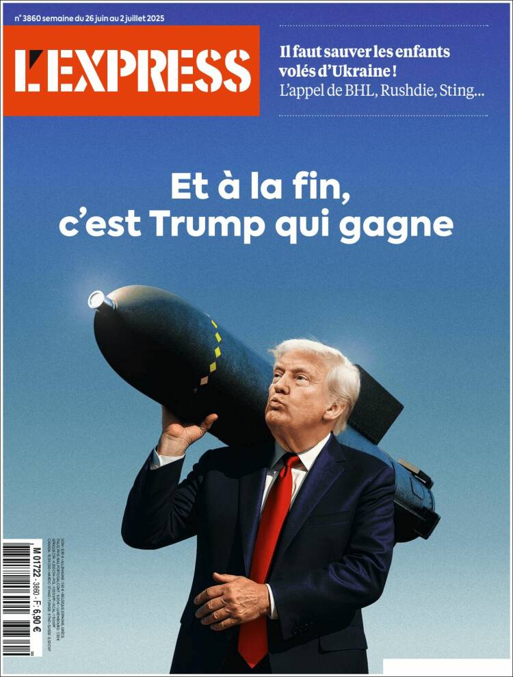 Portada de L'Express (Francia)