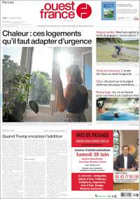 Portada de Ouest France (Francia)