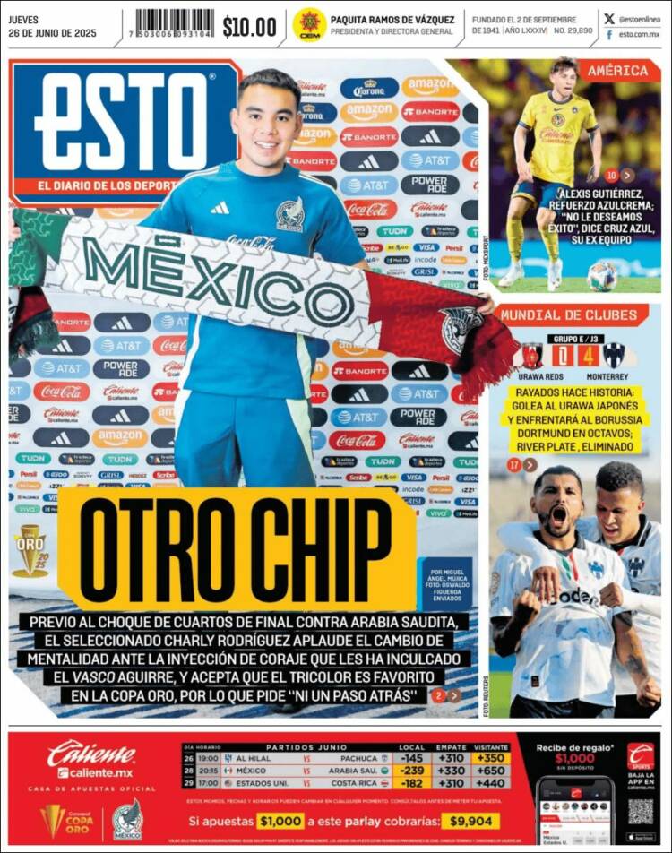Portada de Esto (Mexico)