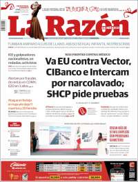 Portada de La Razón (México)