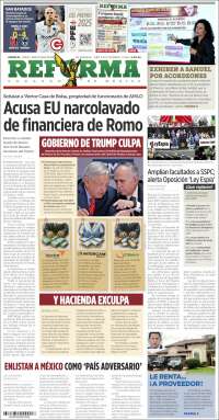 Portada de Reforma (México)