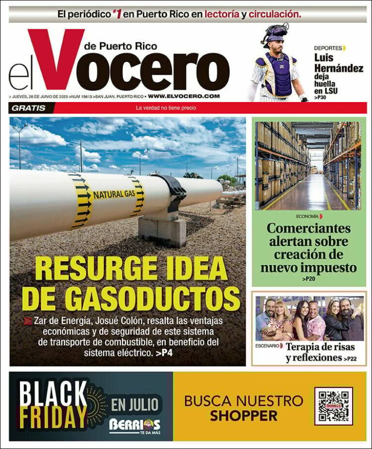 Portada de Vocero (Puerto Rico)