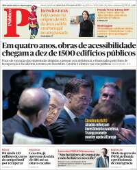 Portada de Público (Portugal)