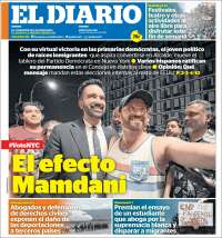 Portada de El Diario NY (USA)