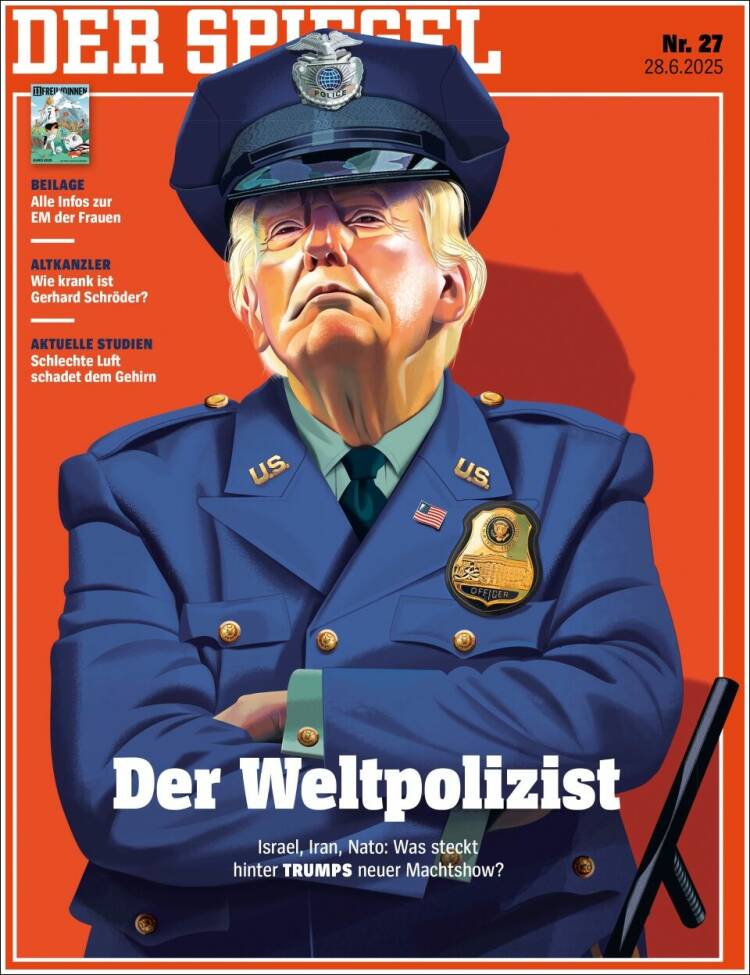 Portada de Der Spiegel (Alemania)